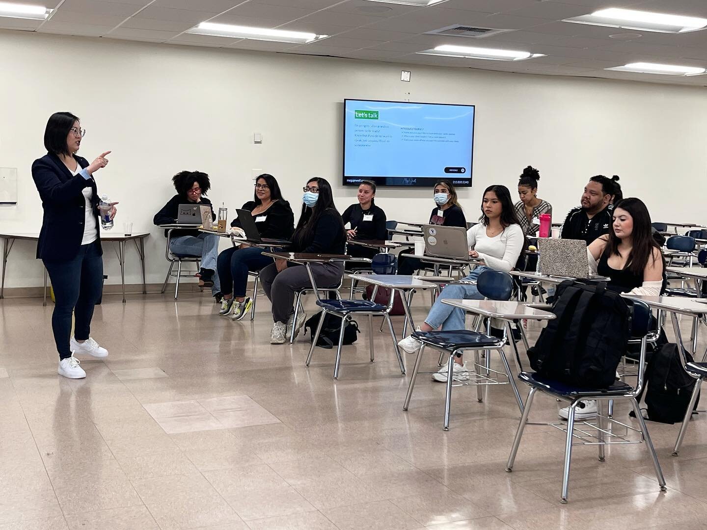 What a treat 🔥 

Thank you @calstatela &amp; @leeaf_calstatela for the opportunity to train students on client management foundations and tools that will help improve your workflow. 

Up next, I&rsquo;m teaching a public speaking (lite) course with 