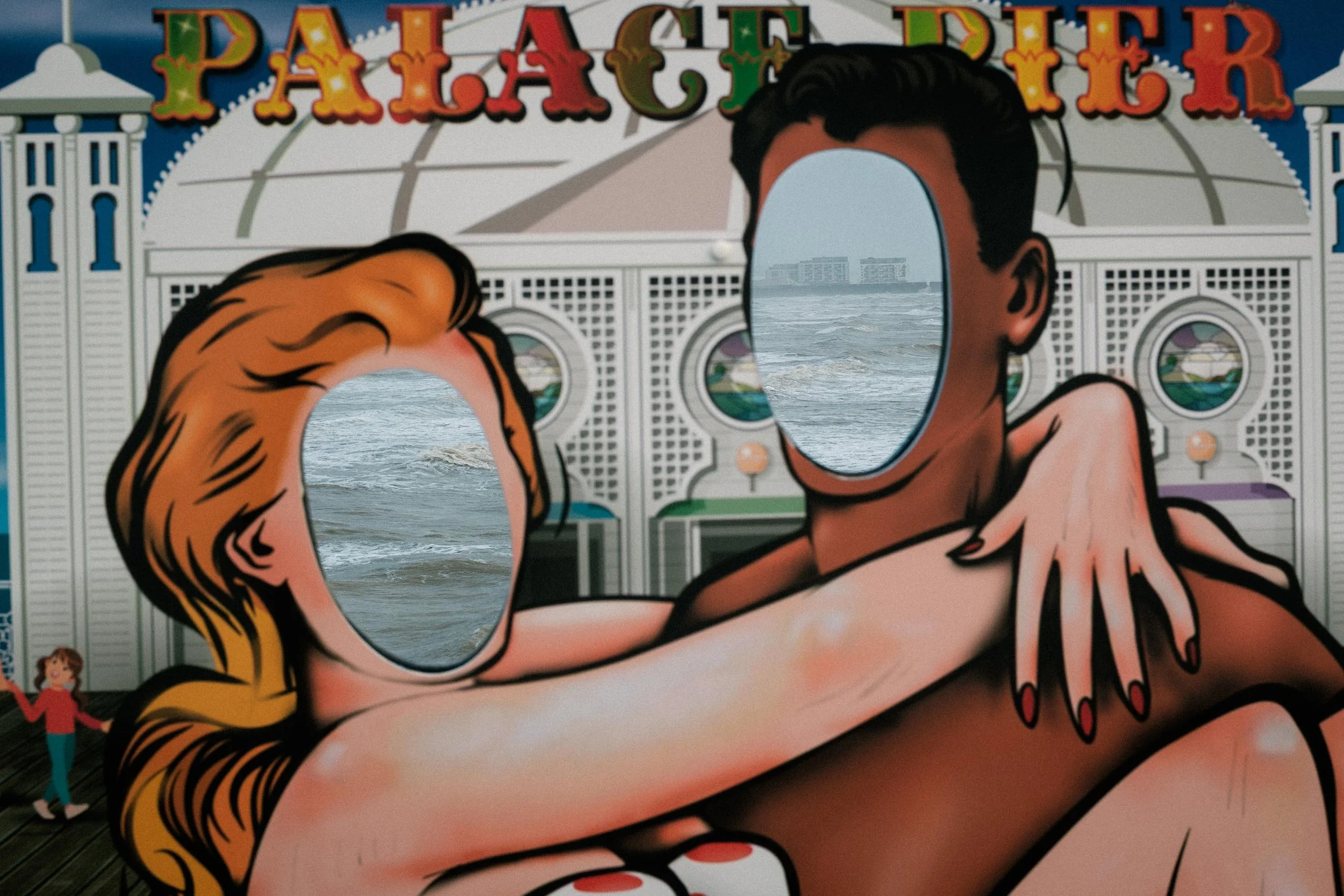 Brighton Palace Pier, Brighton, UK - January 2023