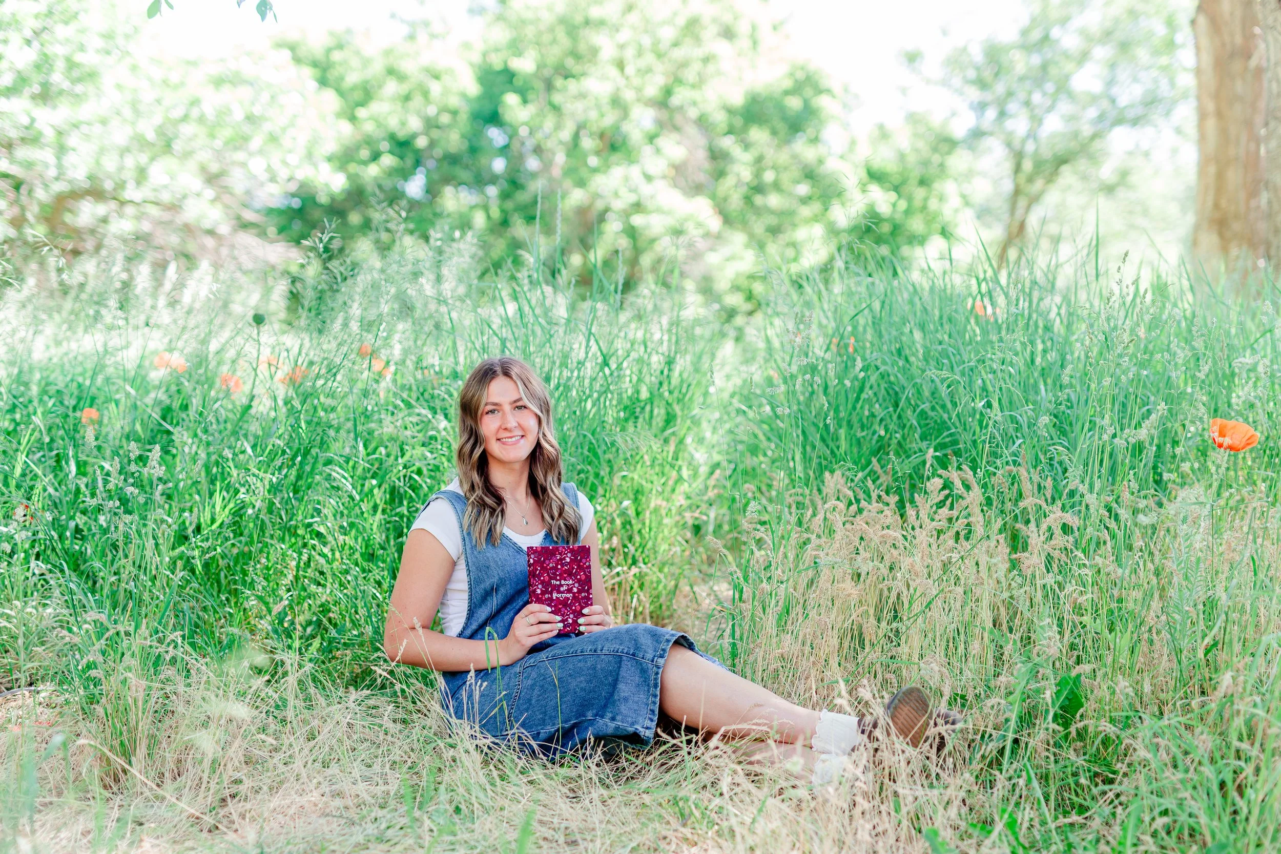 Utah Poppy Field Missionary Photoshoot