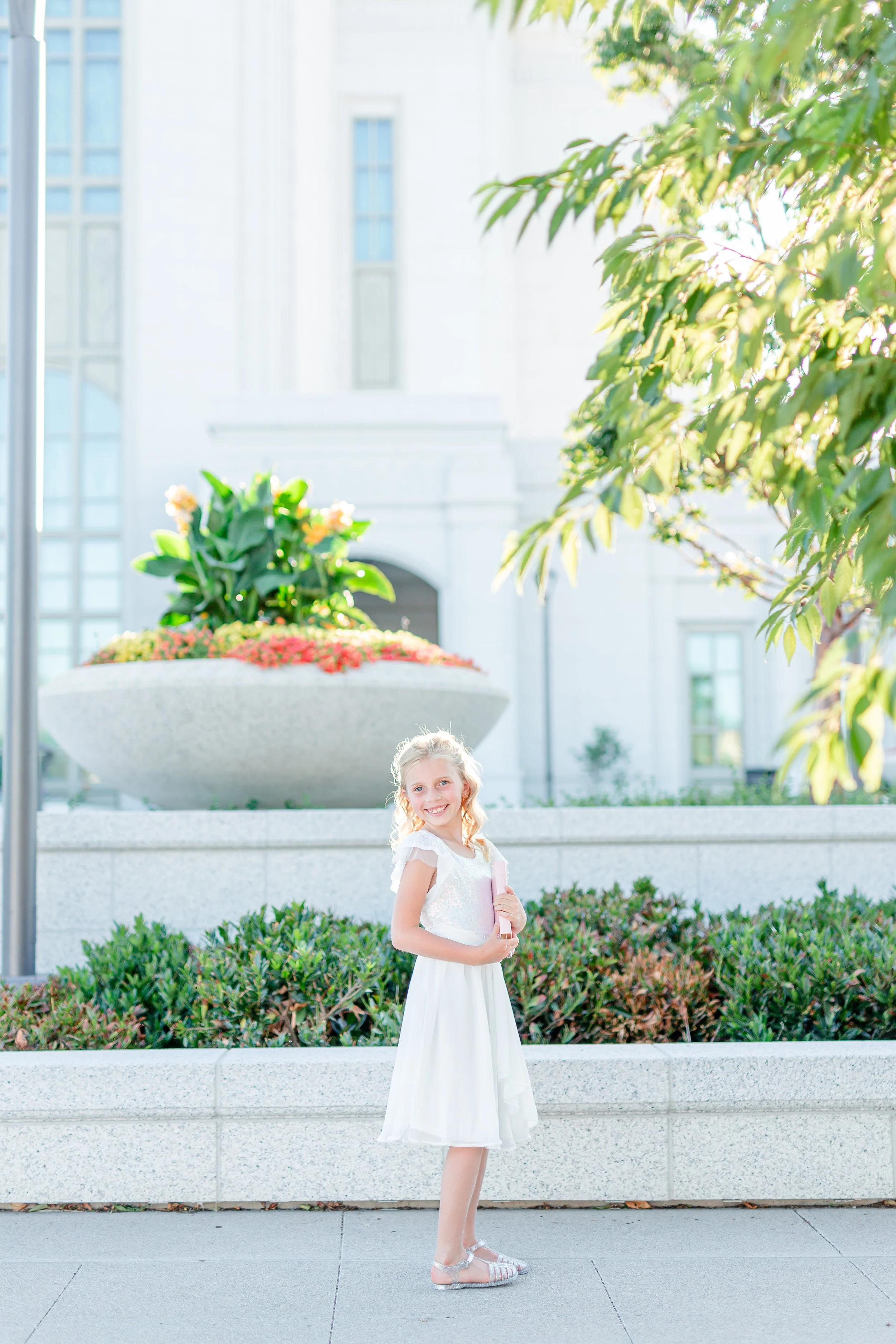 Ellie’s Baptism Photos | Syracuse Utah Temple Photos