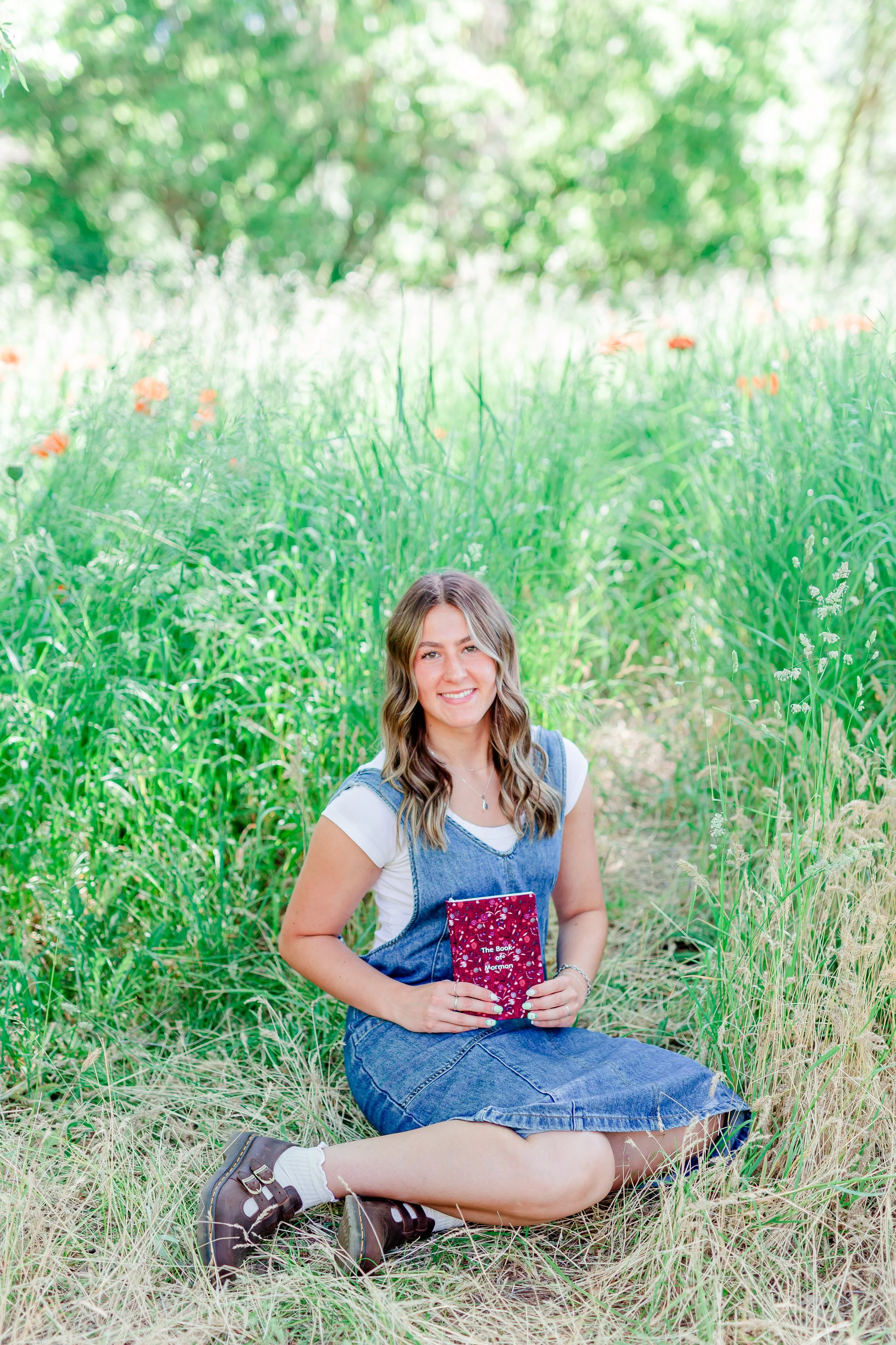 Utah Poppy Field Missionary Photoshoot