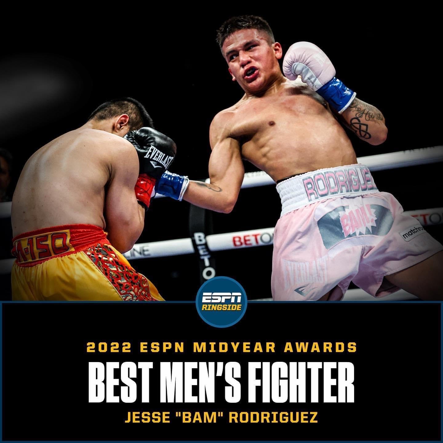 Bam Rodrigeuz Named ESPN Best Mens Fighter — Texas Boxing Scene