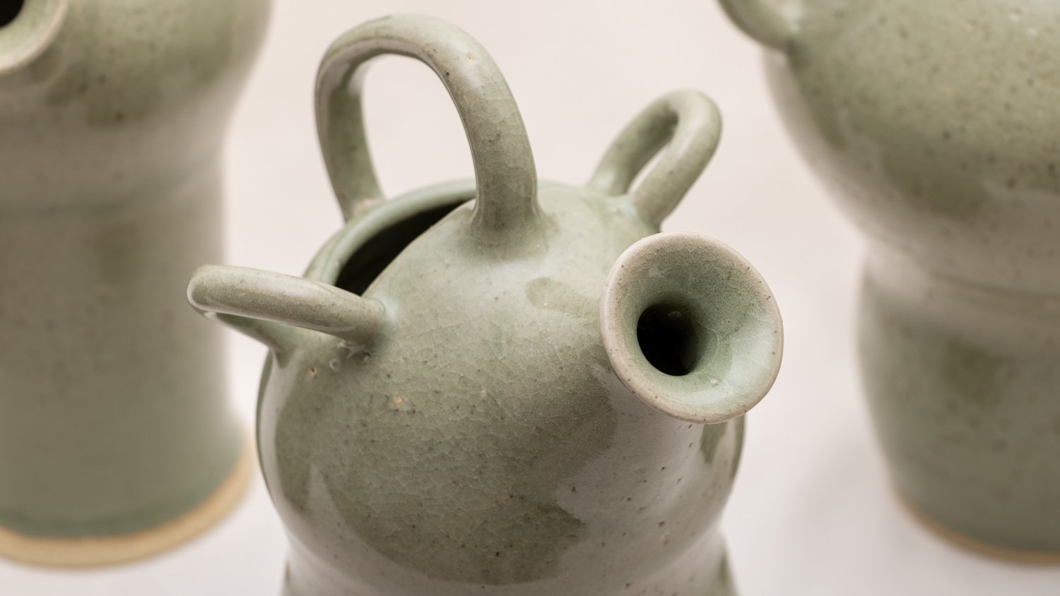 Wheel-thrown Cone 6 Stoneware, Reduction, 2023