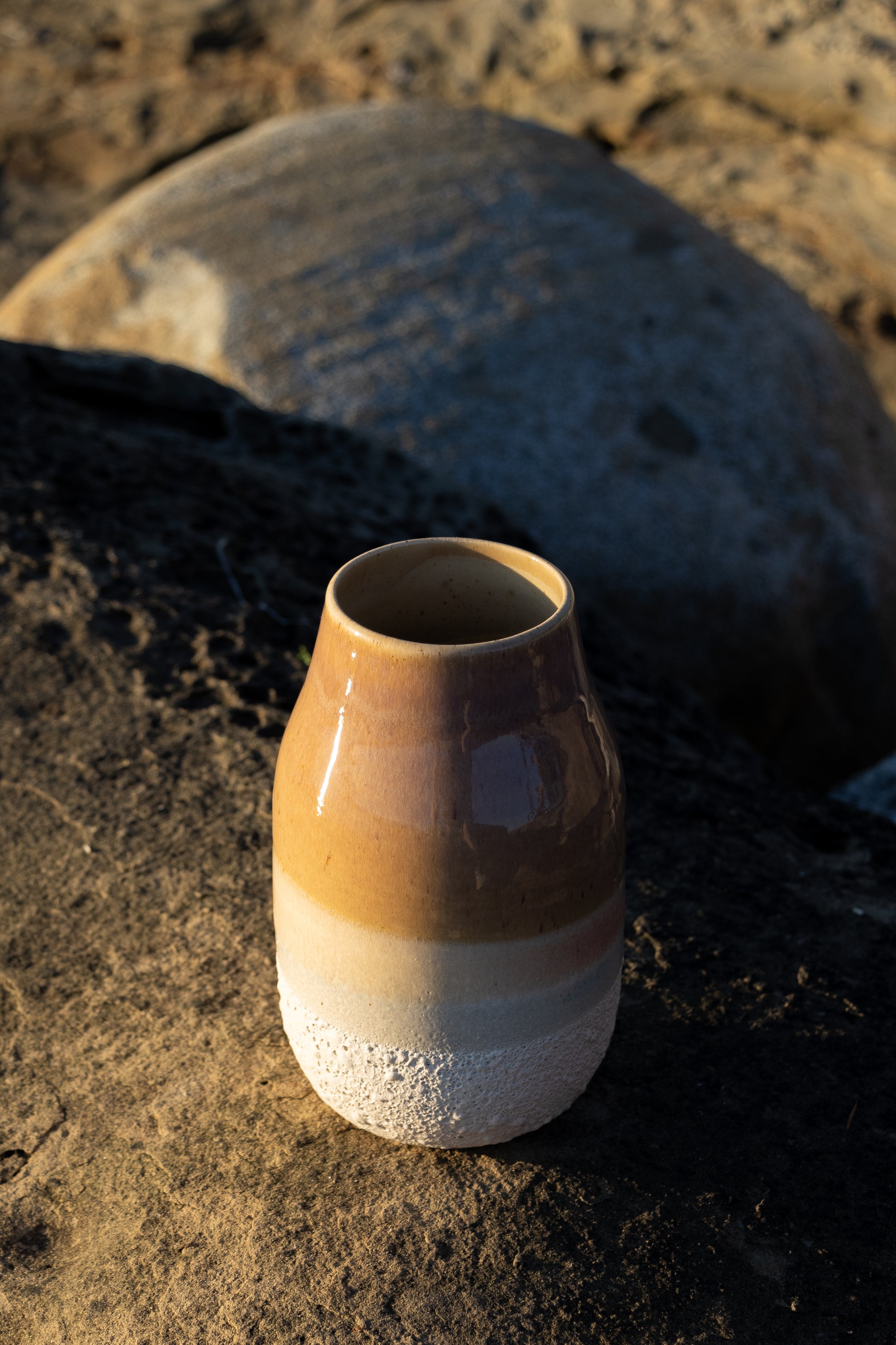 Wheel-thrown, Cone 6 Stoneware, Oxidation, 2023