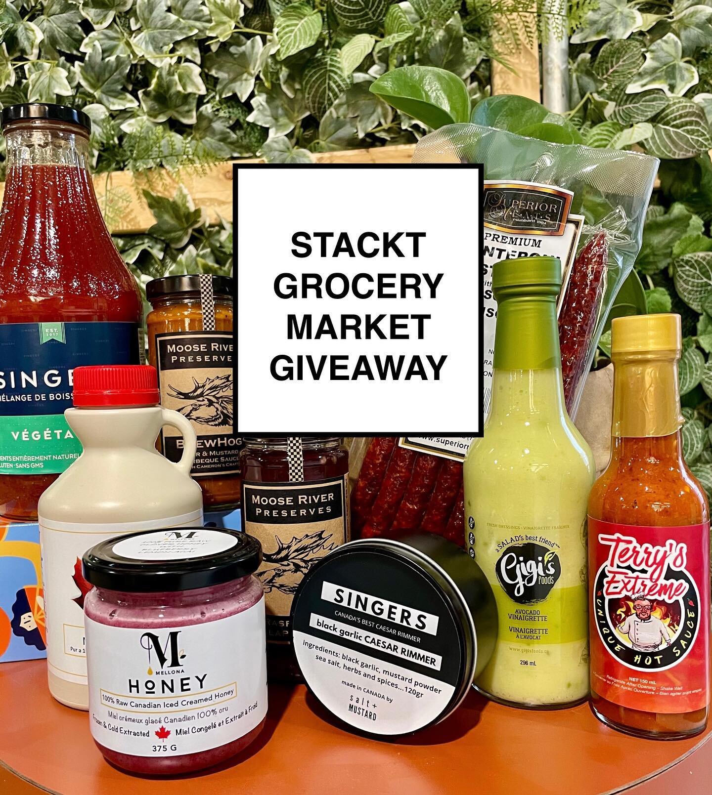 The awesome vendors at Stackt Grocery Market have teamed up to offer 1 lucky person all these amazing goodies, valued at $100! 
 
It takes two minutes to enter&mdash;&gt; head over to @fortheloveofmarkets
 
Thank you so much for supporting local and 