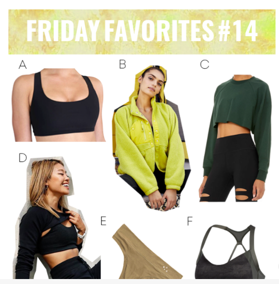 Friday Favorites | WORKOUT CLOTHES I'M LOVING