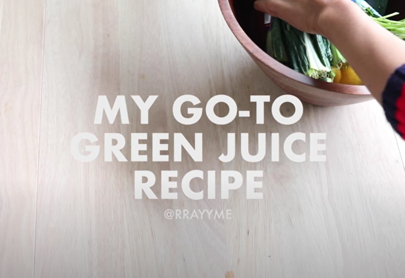 My Go-to green juice recipe &amp; YOU TUBE CHANNEL!!