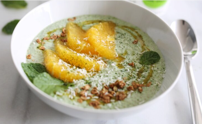 Matcha Orange &amp; Honey Chia Pudding