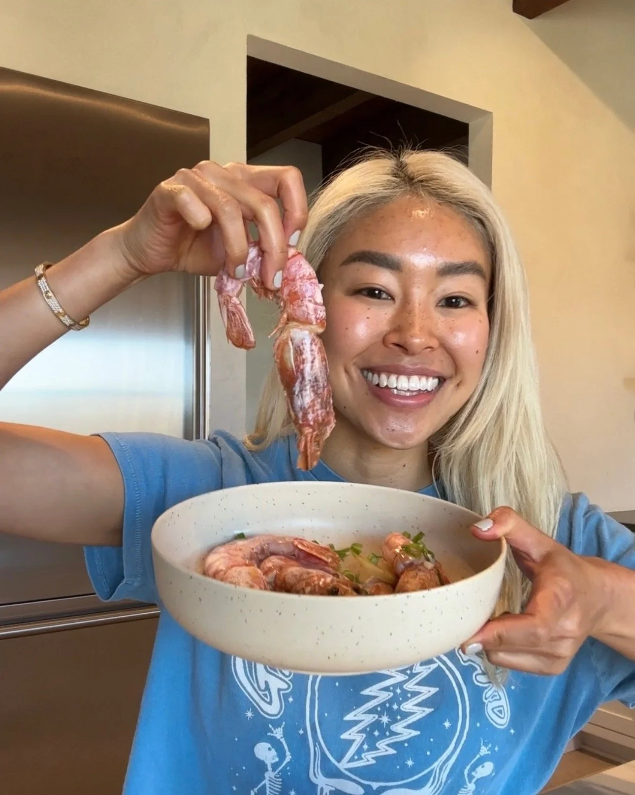 10 Minute Chinese Boiled Shrimp 