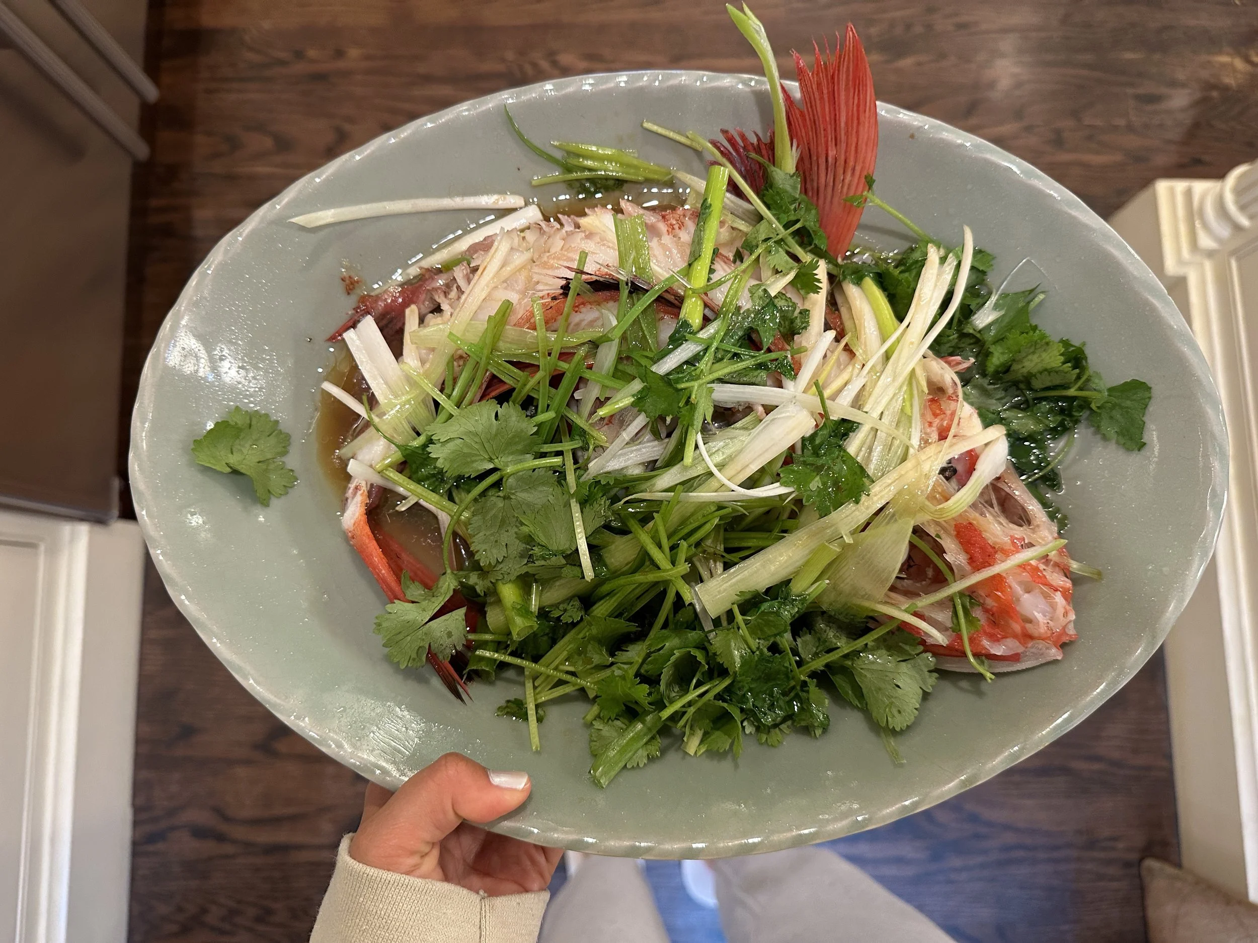 Chinese steamed fish