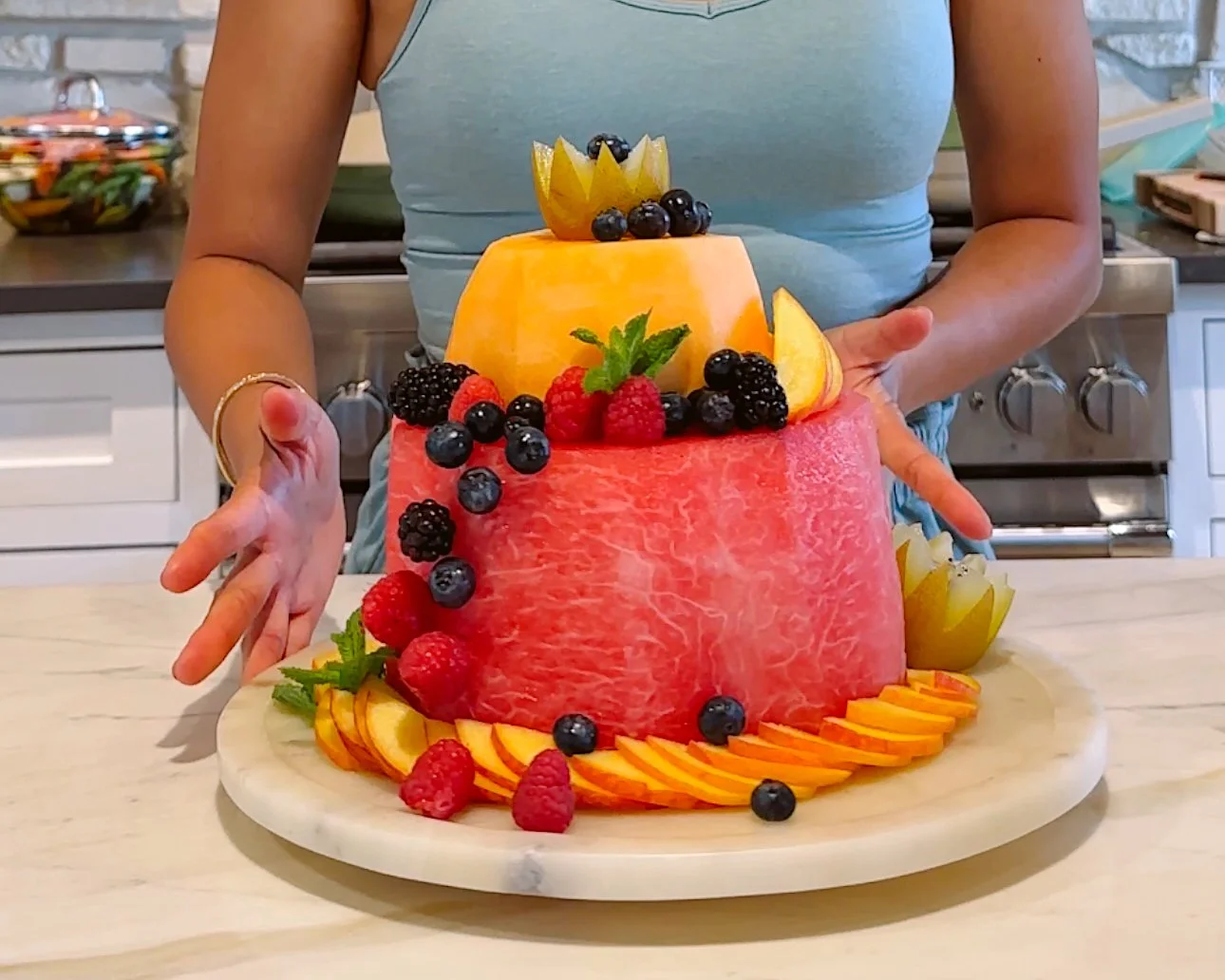 fresh watermelon cake 