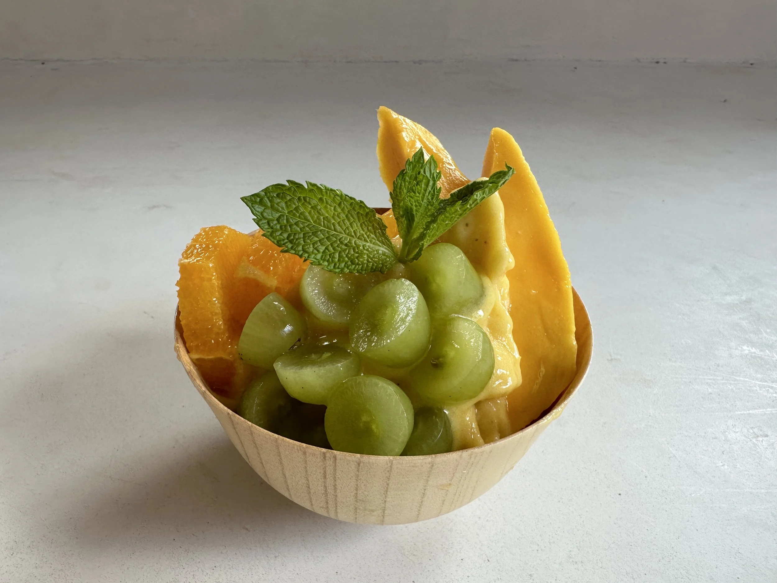 Mango Banana nice cream breakfast bowl