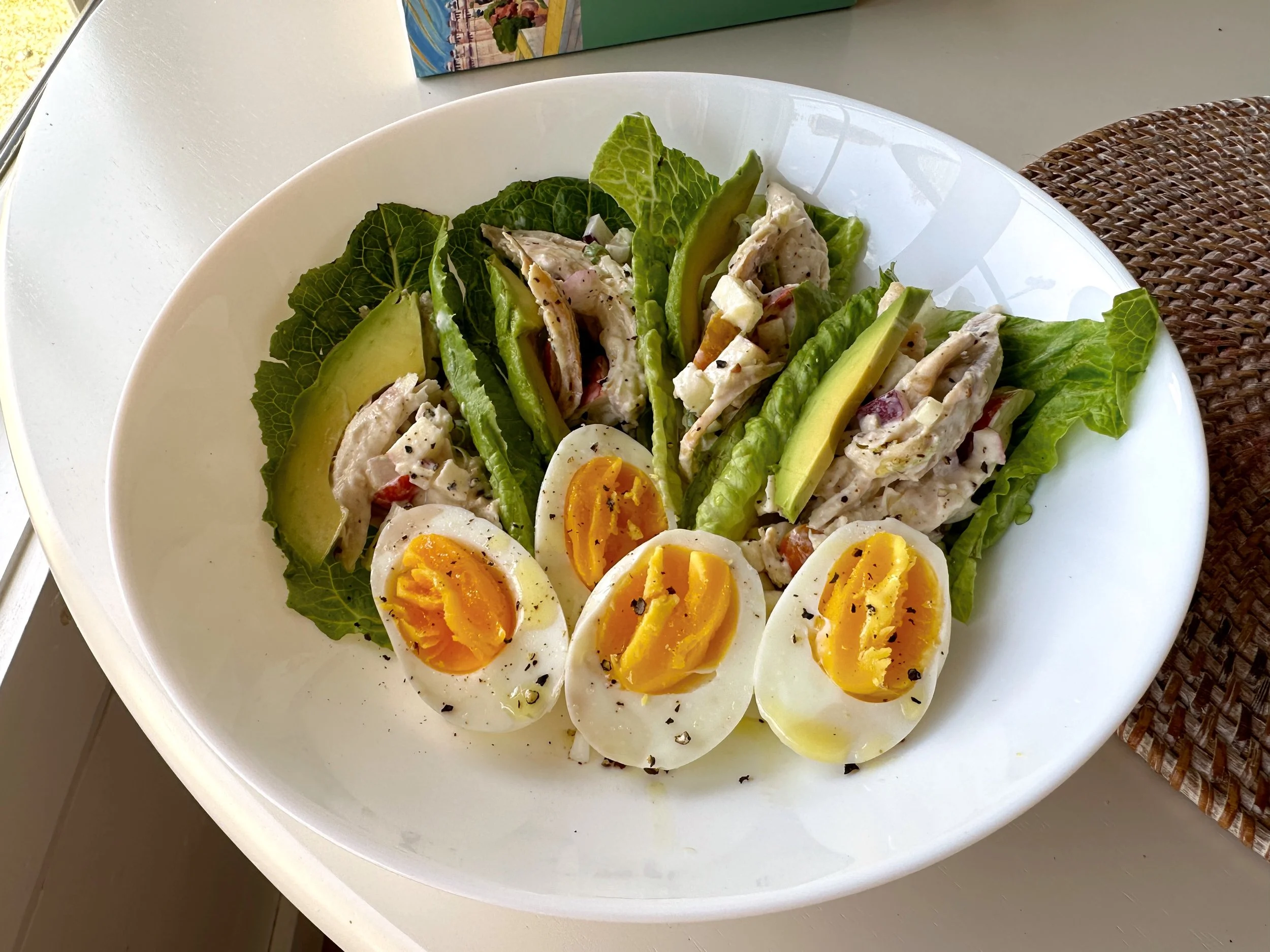 Chicken salad lettuce cups