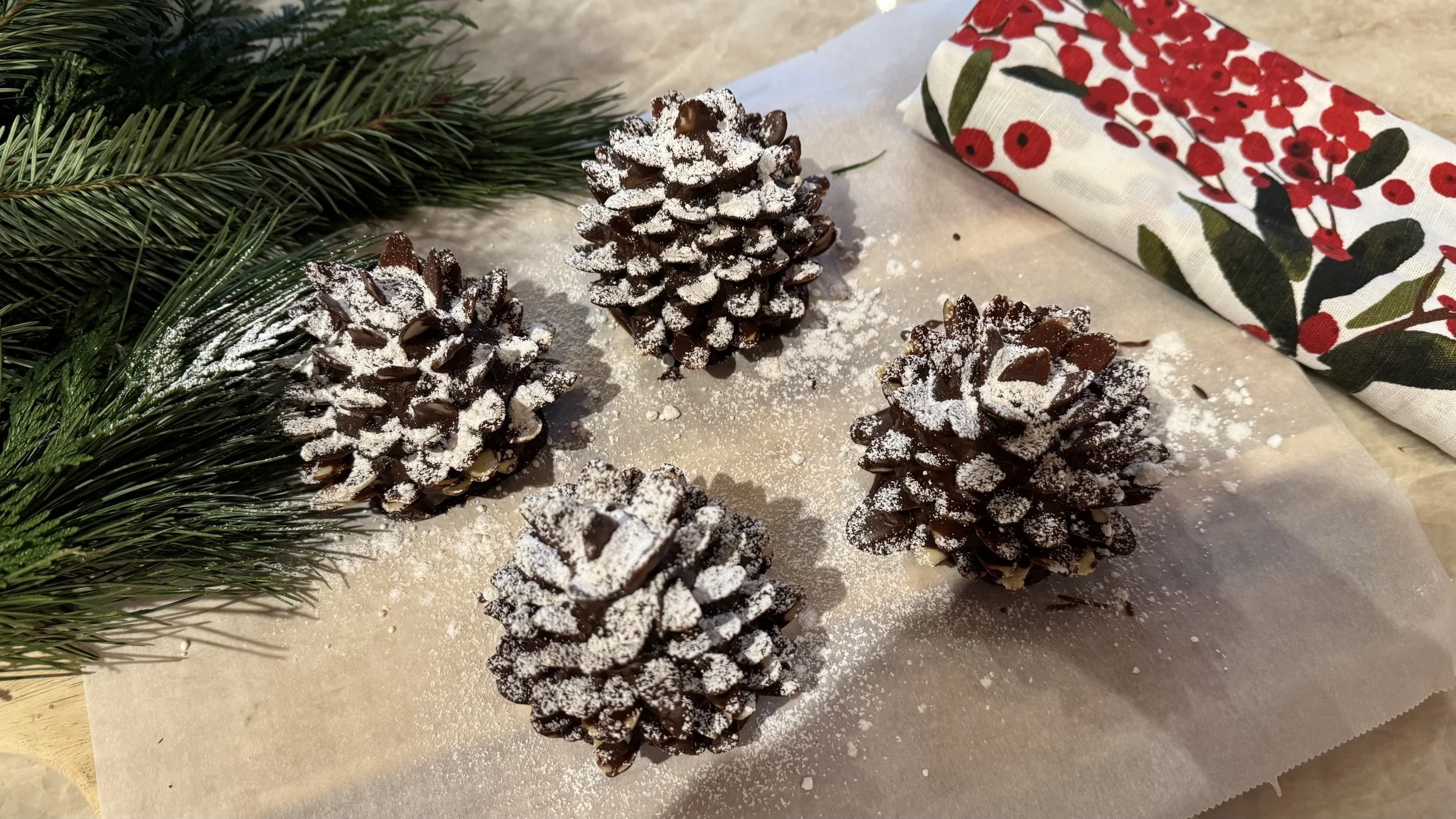 GF Pinecone Brownies
