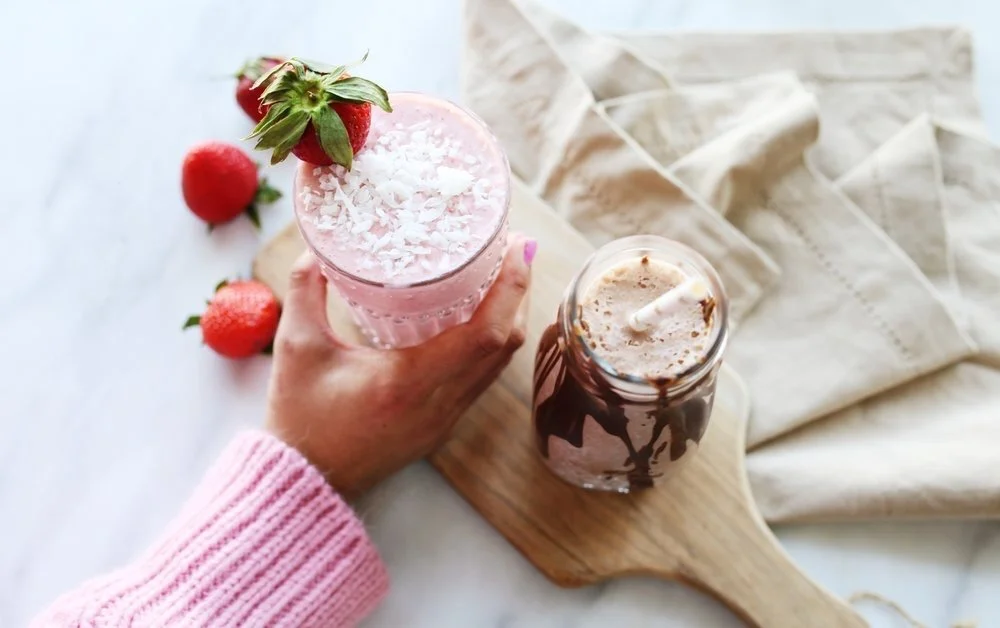 Valentine's Day Velvet Truffle Smoothies