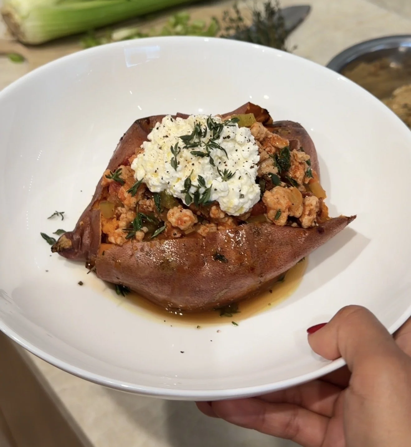 HOLIDAY TURKEY &amp; SWEET POTATO BOWL