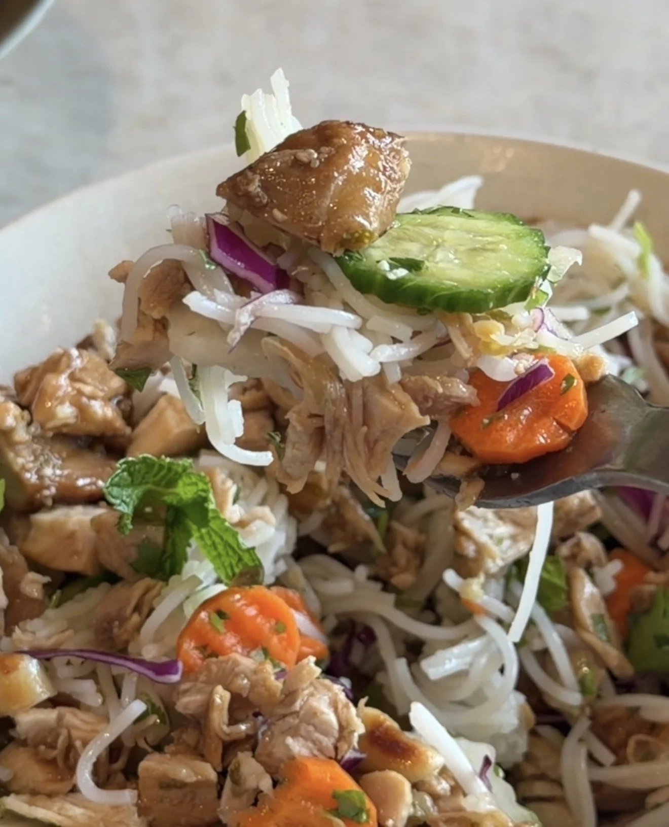 CHOPPED CHICKEN GIRL KIBBLE (Vietnamese inspired bowl