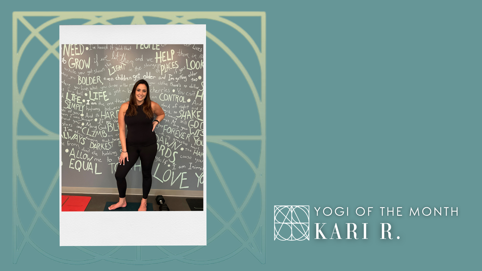 JUNE YOGI OF THE MONTH: KARI R.
