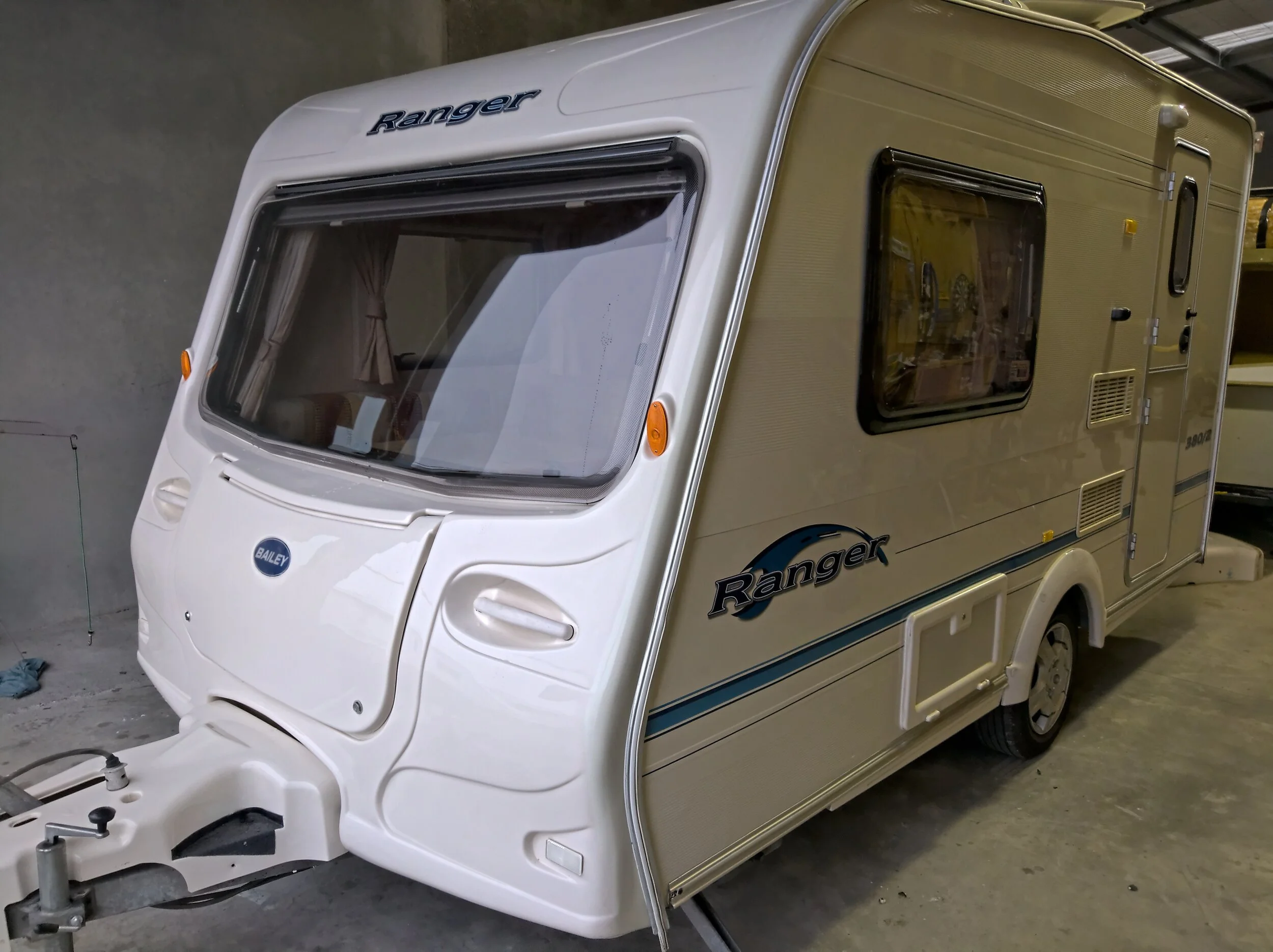 The near side isn't totally perfect unfortunately due to the previous repairs, but it's presentable and the new owner is thrilled.