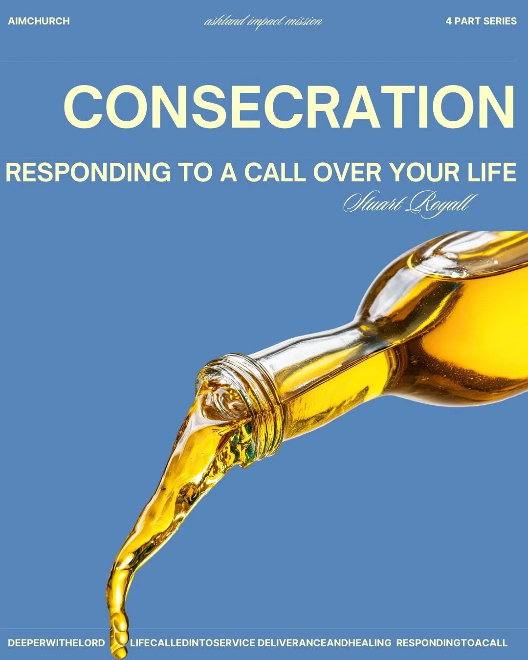 Consecration with Apostle Stuart Royall