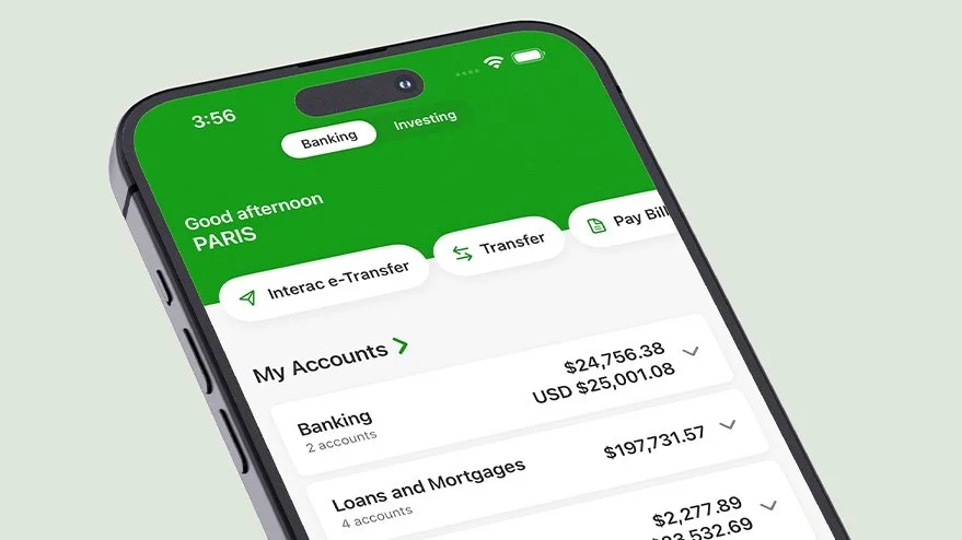 Portfolio - TD mobile app