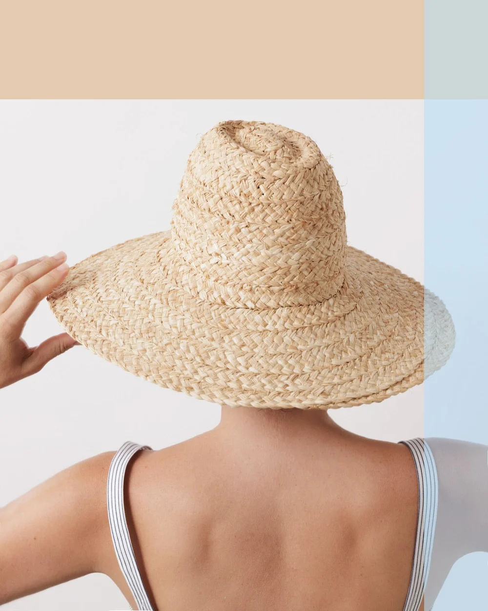 lola hats ラフィアハット 麦わら 梨花 中折れ ハット 即日 発送の通販 
