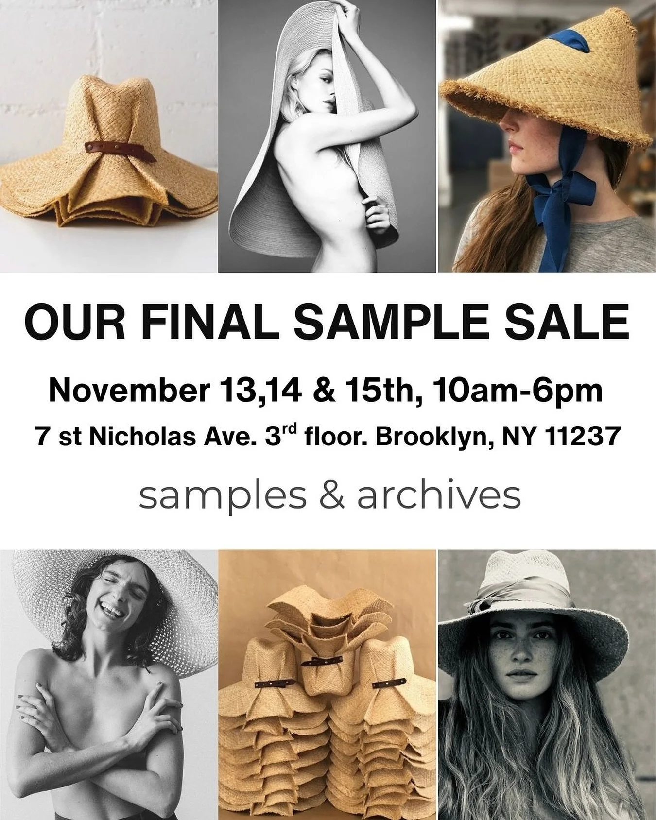 SAVE THE DATE!! 
We&rsquo;re having a fantastic sample sale coming up! ✨ 

#samplesale #sale #massivesale #finalsale #studio #designerstudio #endofaera