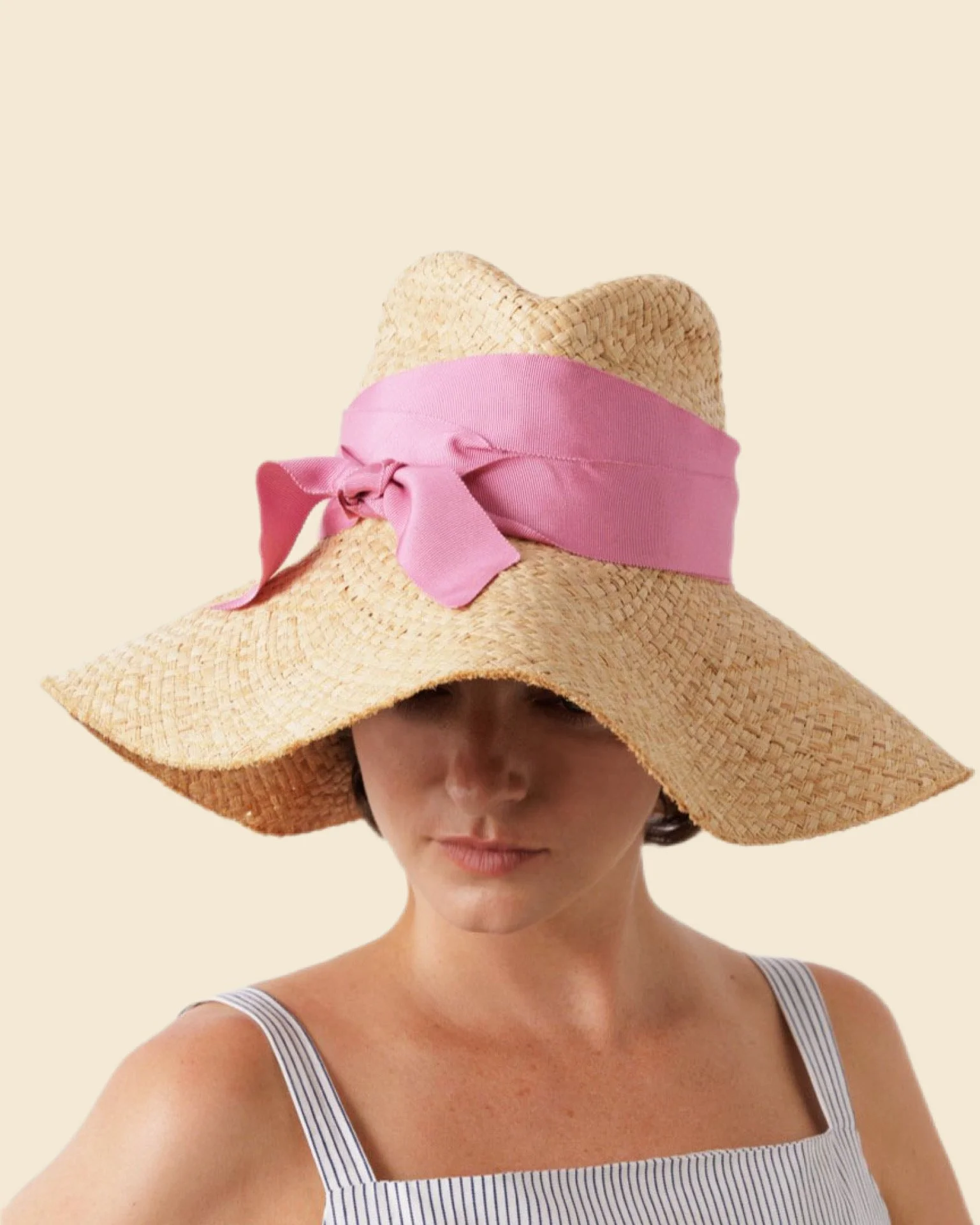 lola hats ラフィアハット 麦わら 梨花 帽子