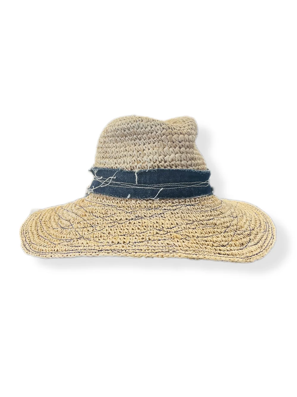Blue & Cream * Lola * Fedora Hat Lola - Handmade Colour Blocked Pink & Teal Blue Fedora - Etsy main image 3