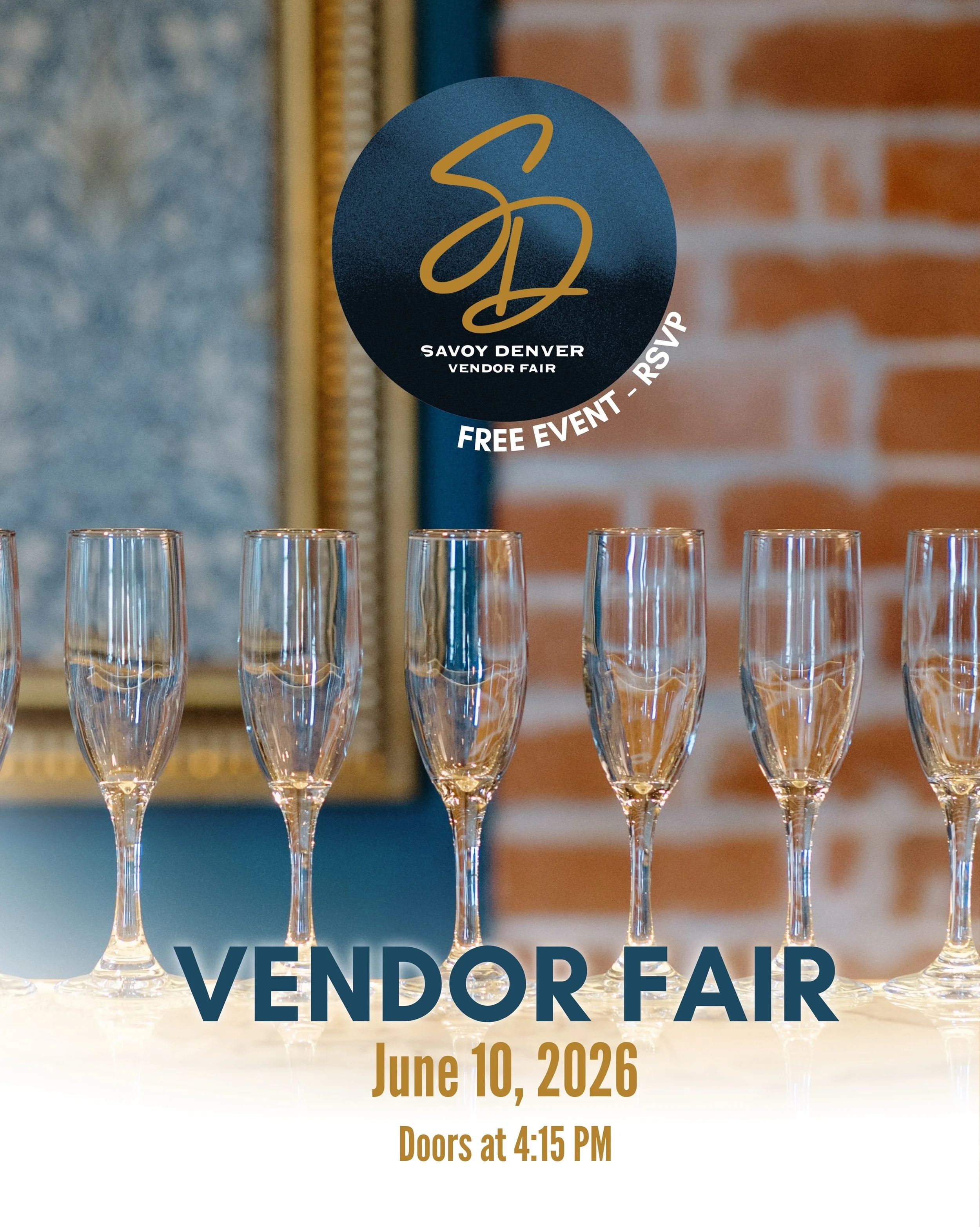 Welcome to the Savoy&rsquo;s open house-style evening, designed for couples, event hosts, and visionaries to step inside, gather inspiration, and connect with a curated variety of Denver&rsquo;s top vendors.

Expect a relaxed, elevated atmosphere wit