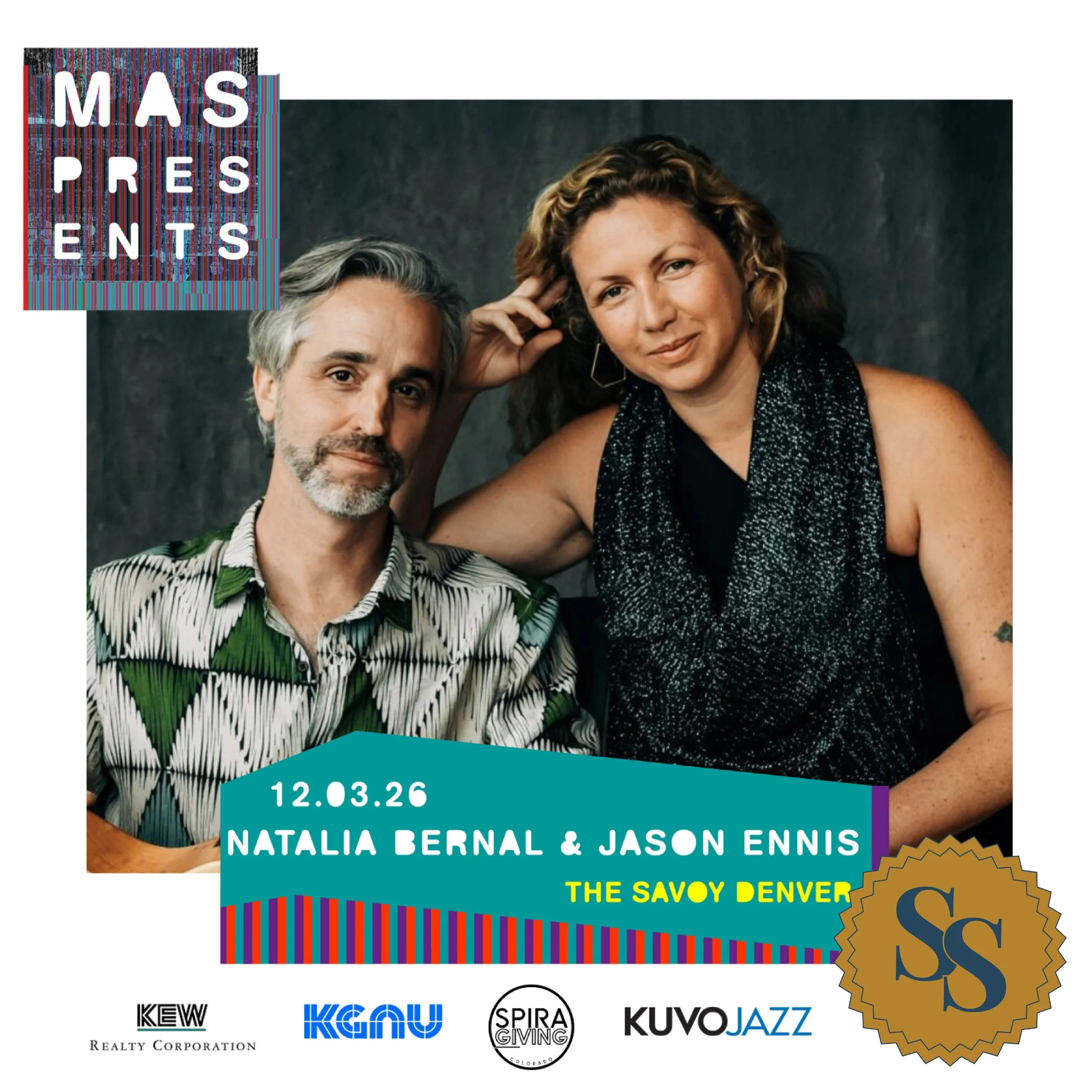 MAS Presents: Natalia Bernal and Jason Ennis