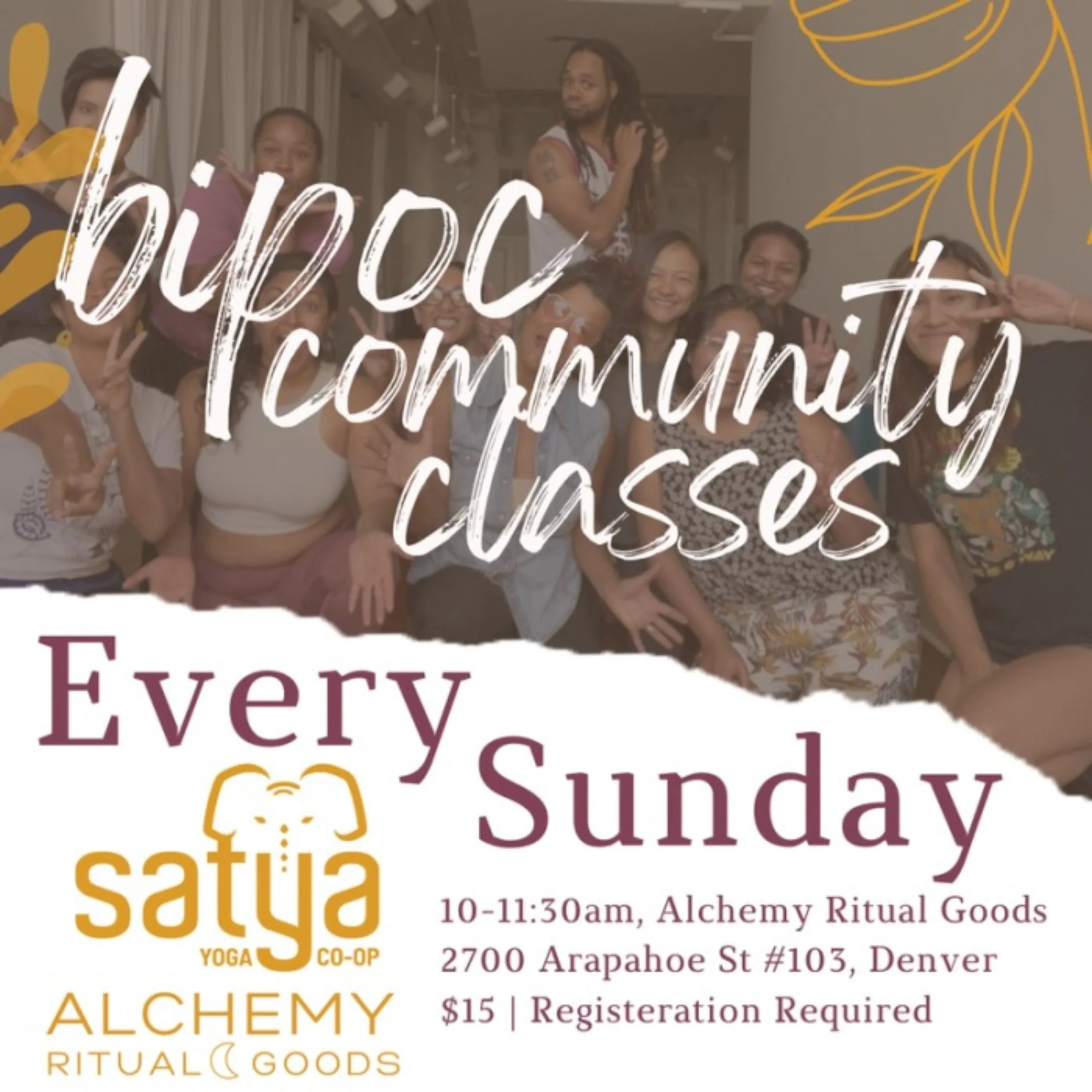 graphic for yoga sundays