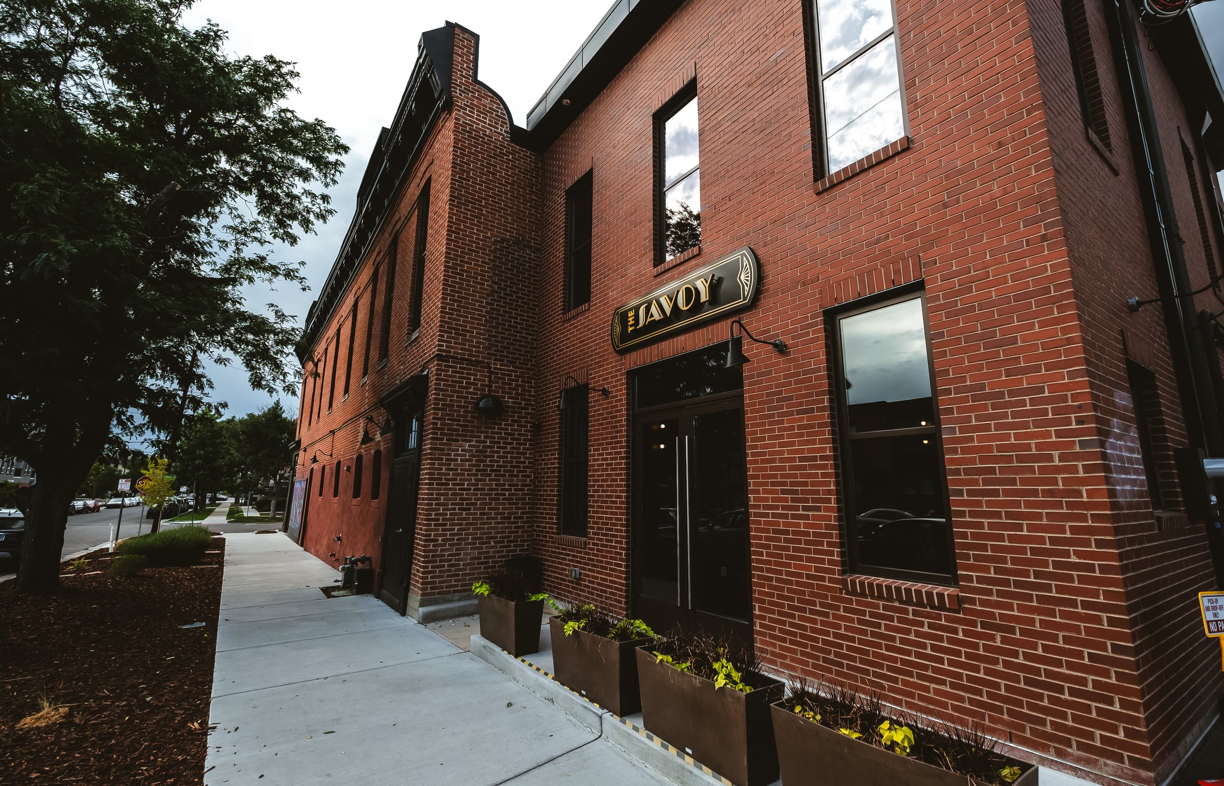 Exterior photo of The Savoy Denver building.