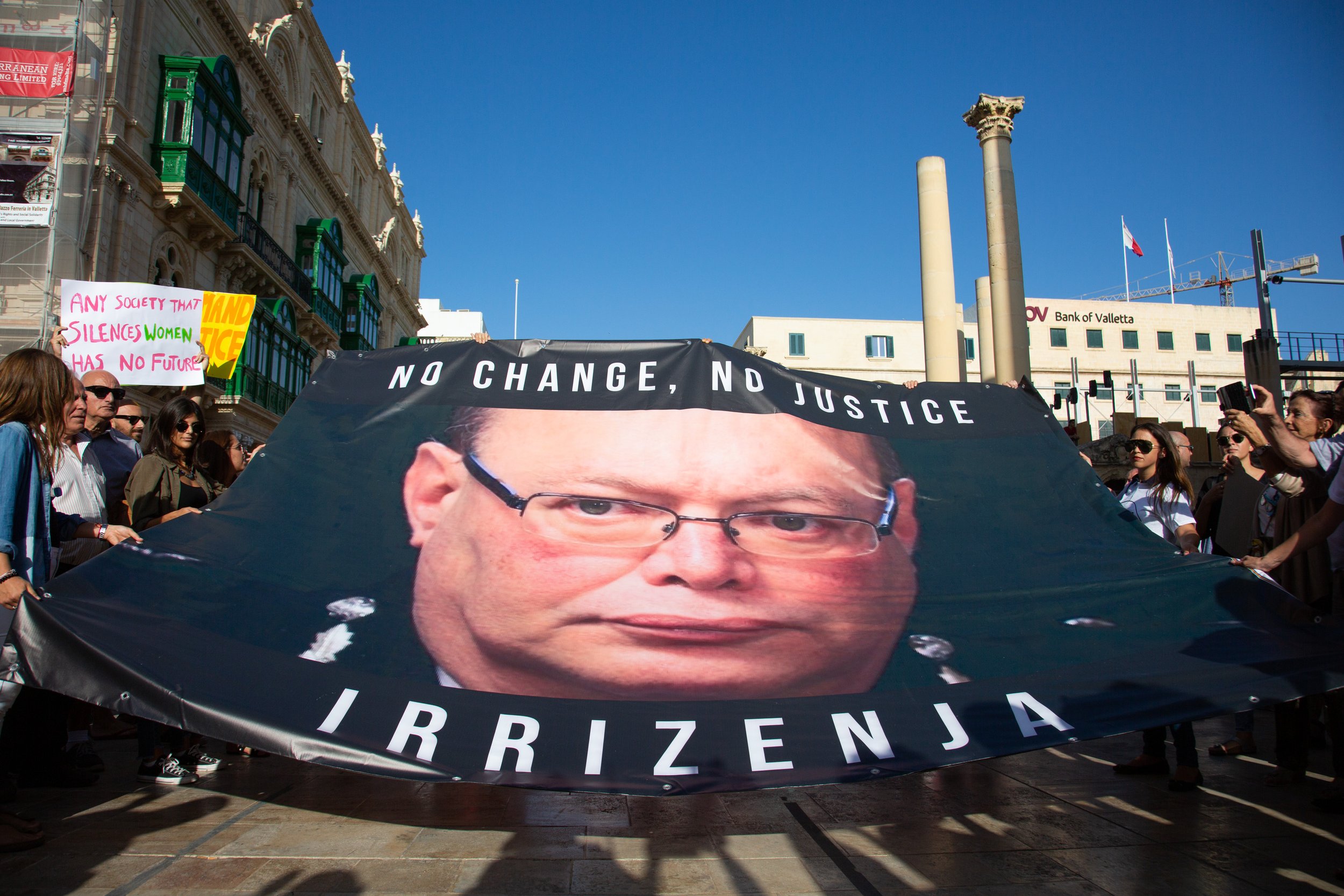 05 - 22 Oct 17 - National Protest Valletta Police Commissioenr Banner.jpg