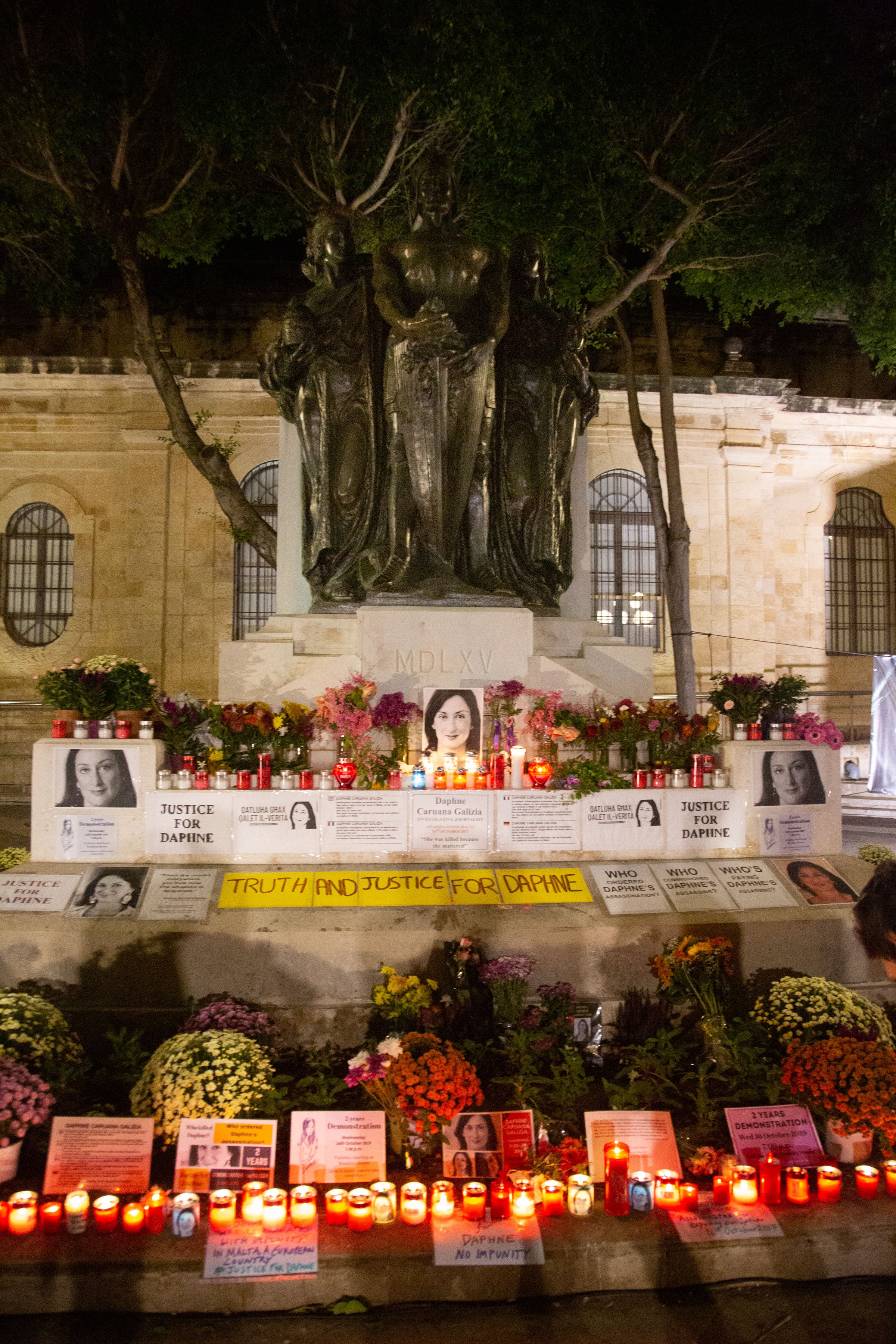 20 - 16 Oct 19 - Flowers and Candles Placed On Great Siege Monument.jpg