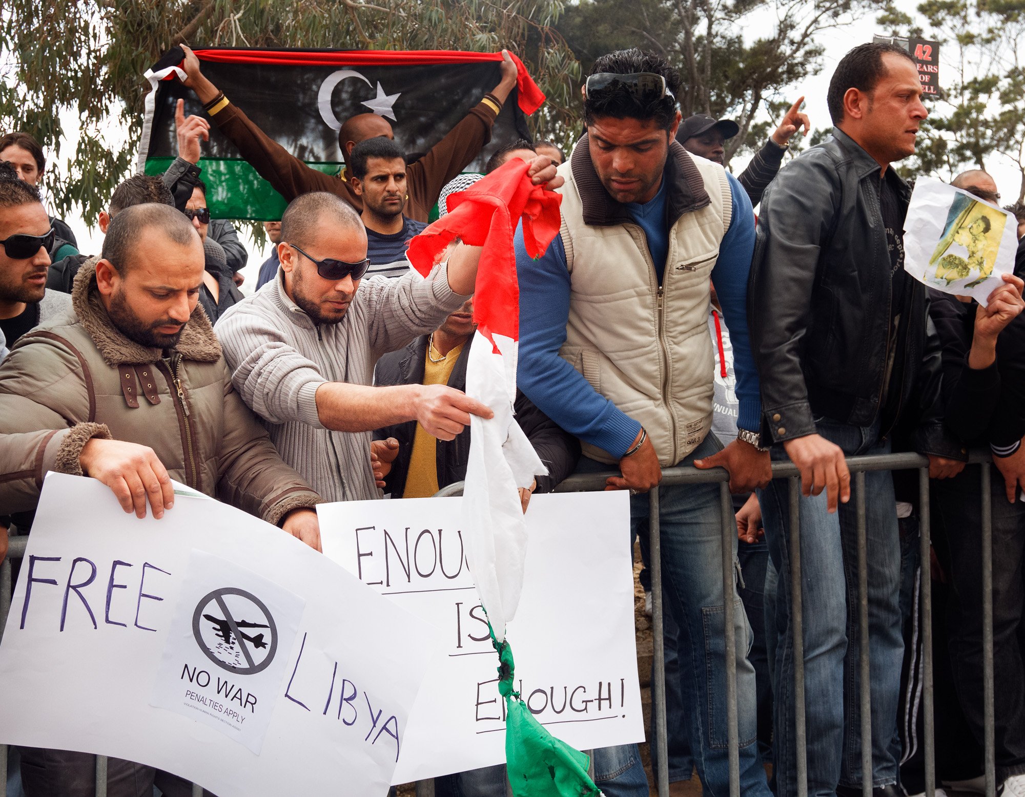 Libyan Crises Protest Embassy Balzan-.jpg