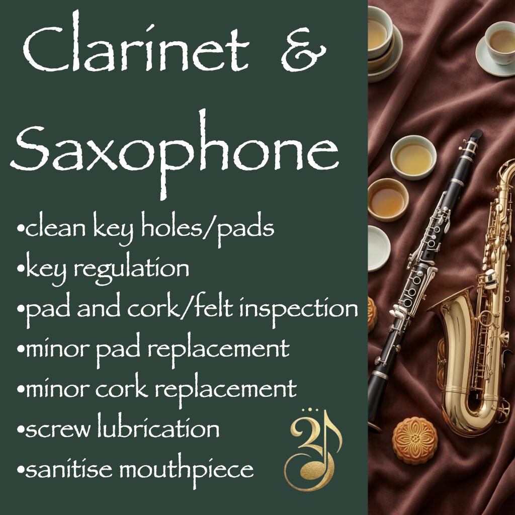 Clarinet & Saxophone Service