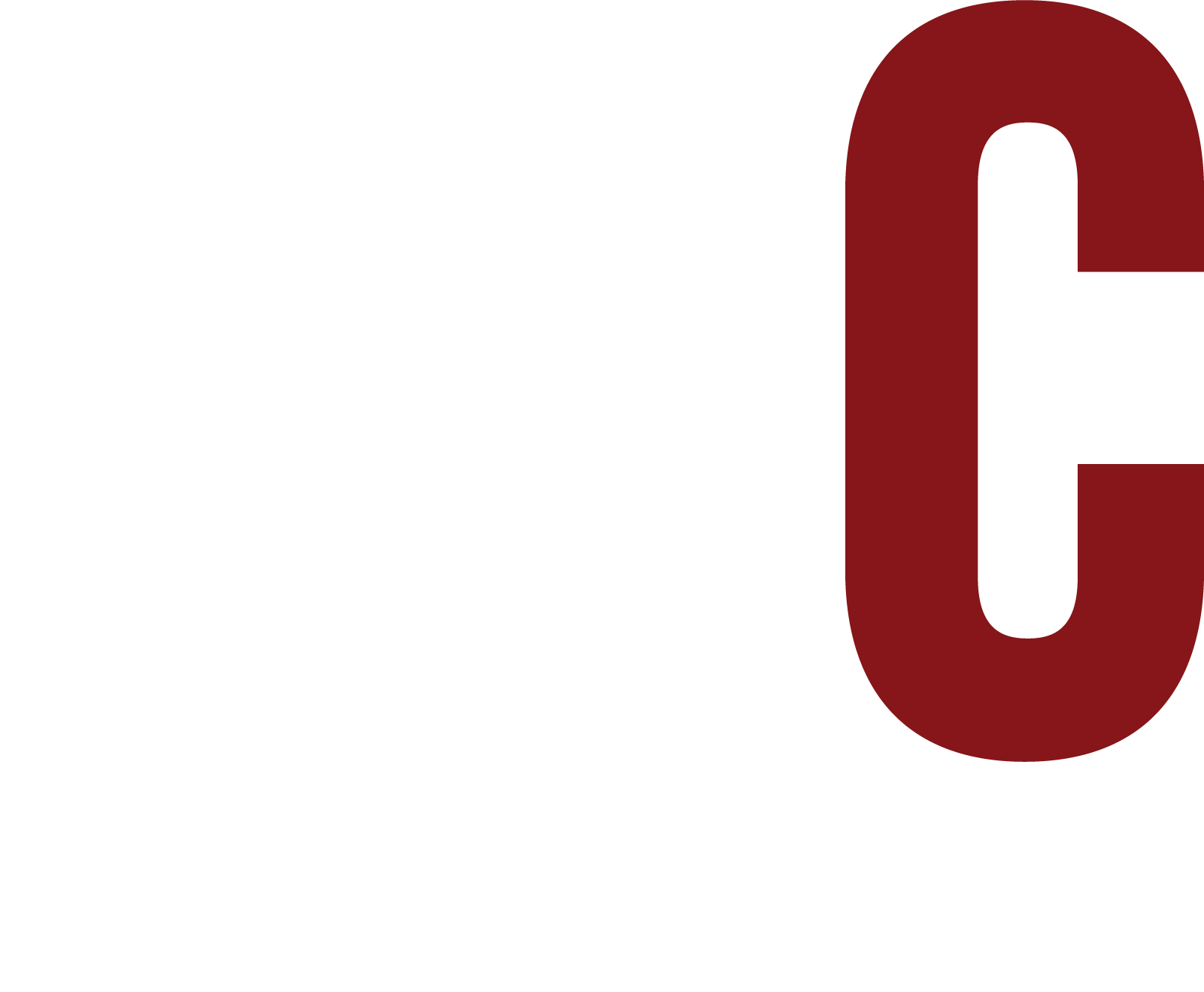 The word "TOE" with a silhouette of a person lying down underneath it, in black, white, and red colors.