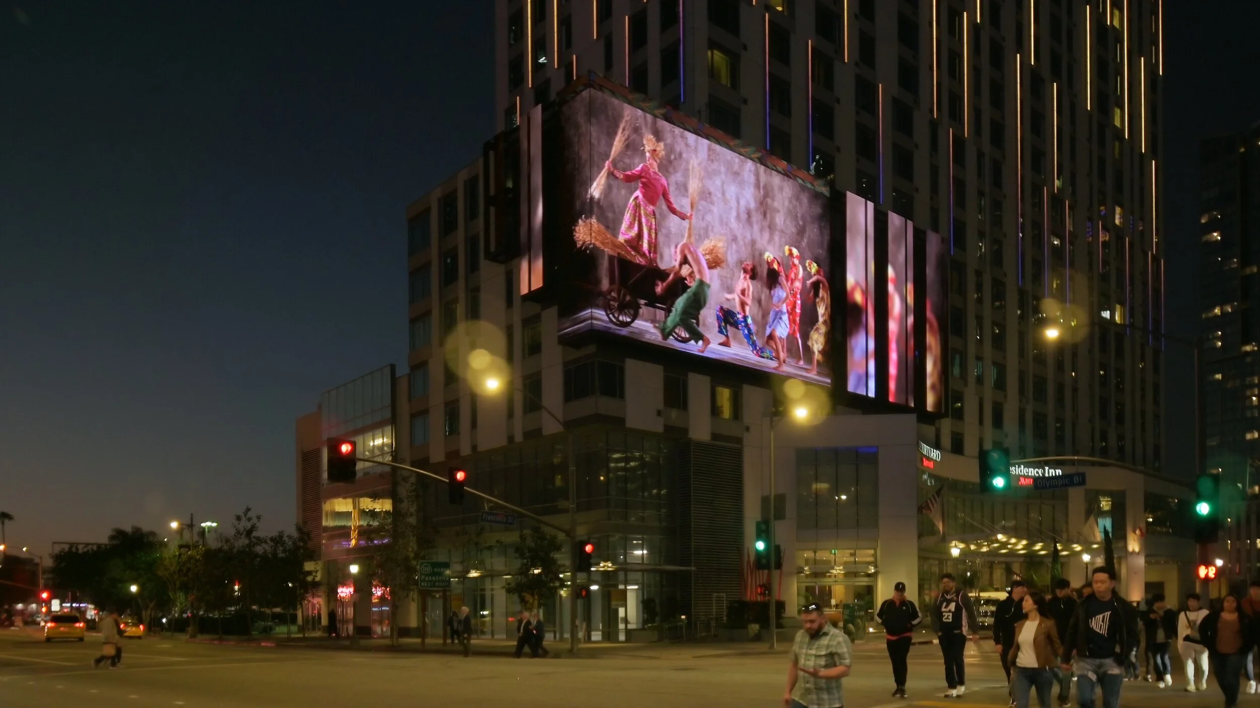 LA Dance Film Festival on Digital Display in Downtown LA — StandardVision