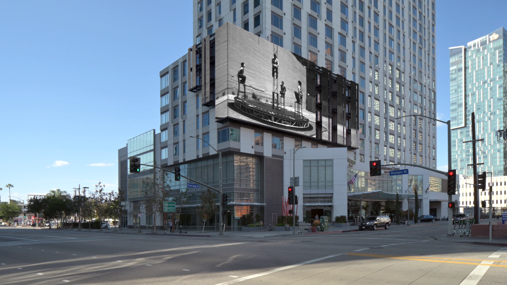 LA Dance Film Festival on Digital Display in Downtown Los Angeles
