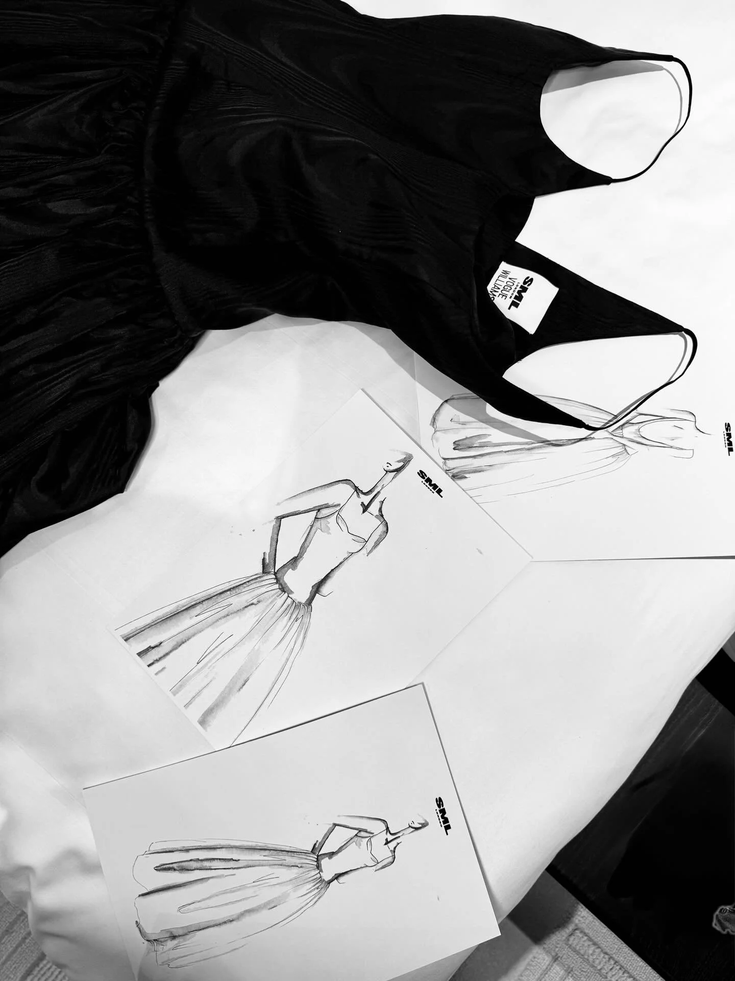 @voguewilliams makes her way to the @bafta in SML London by Stephen Mc Laughlin.

We&rsquo;ve collaborated with Vogue several times, and for the @bafta we wanted to elevate the interpretation and try a new silhouette. This time, the focus was entirel