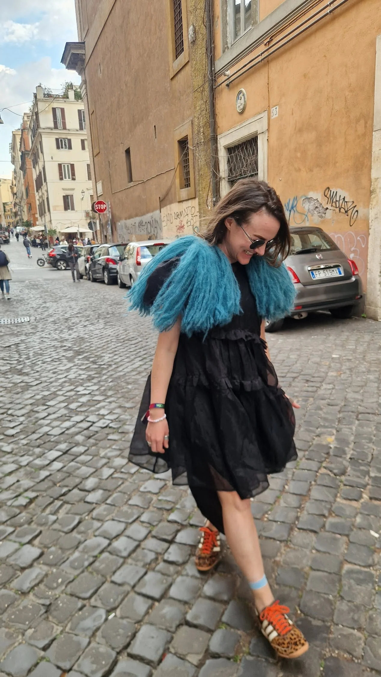 'Halos' - Detachable Alpaca Fringe Shoulders by MSGK
