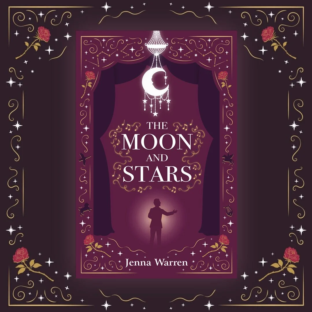 Thrilled to share a new book cover I designed and illustrated - The Moon and the Stars, the wonderful debut novel by @bookcornersaltburn's Jenna Warren, published by @fairlightbooks 🌙 ✨
I was commissioned by Rebecca Blackmore-Dawes at Fairlight to