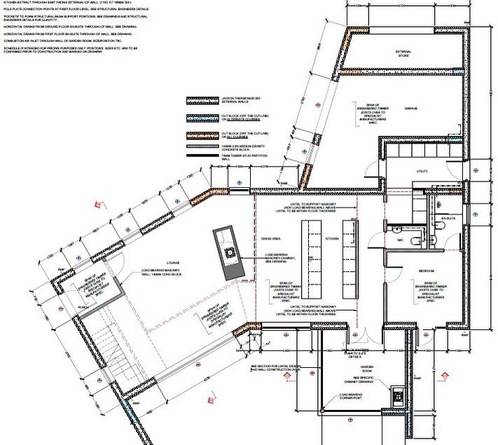 We obtained planning permission for this new rural house in Herefordshire 2.5 years ago! The client decided to go on an extended holiday to Australia having prepared the base and secured the consent by &lsquo;making a start&rsquo;. Now they are back 