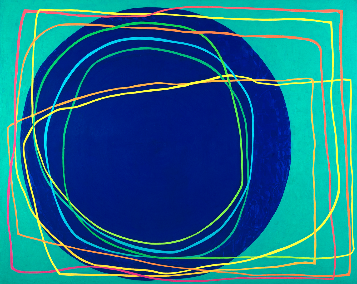 Way Around, oil on canvas, 48 x 60 inches (Sold)