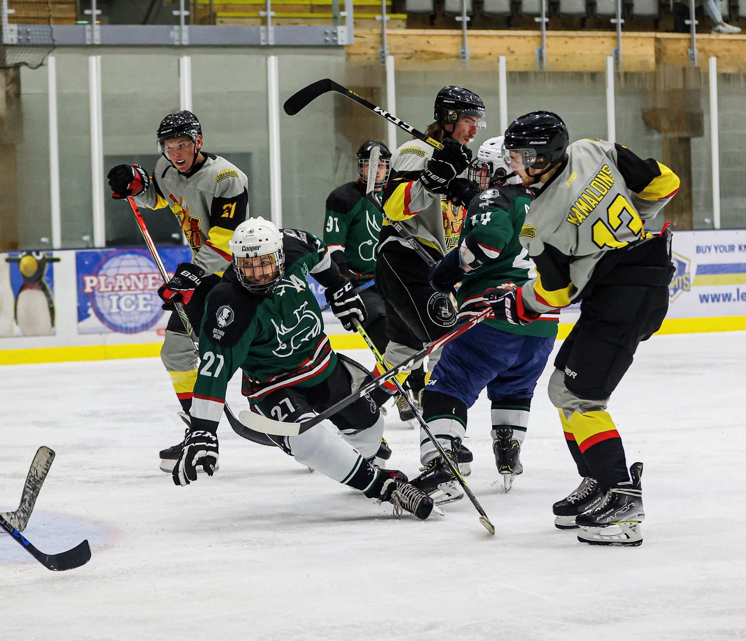 Warriors 1 defeated by Gryphons