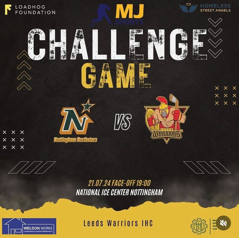 Warriors 1 to play at the National Ice Centre
