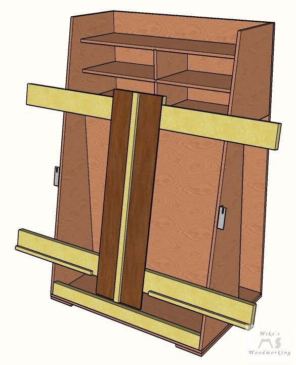 Panel-Cutting Lumber Cart