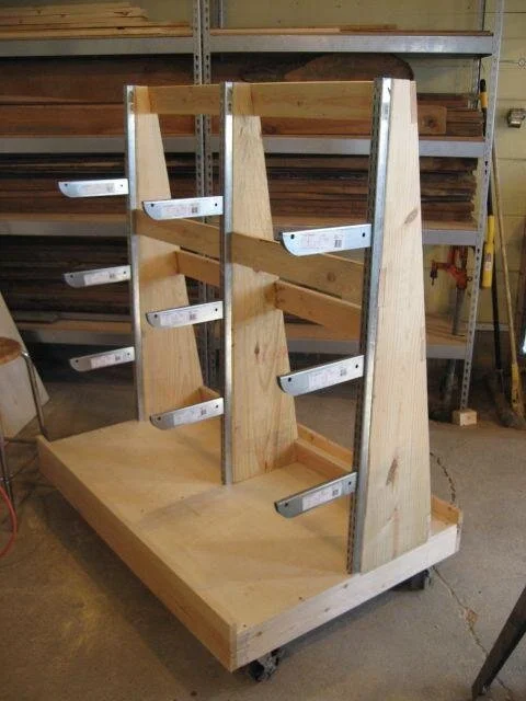 Sheet Goods &amp; Wood Storage Cart