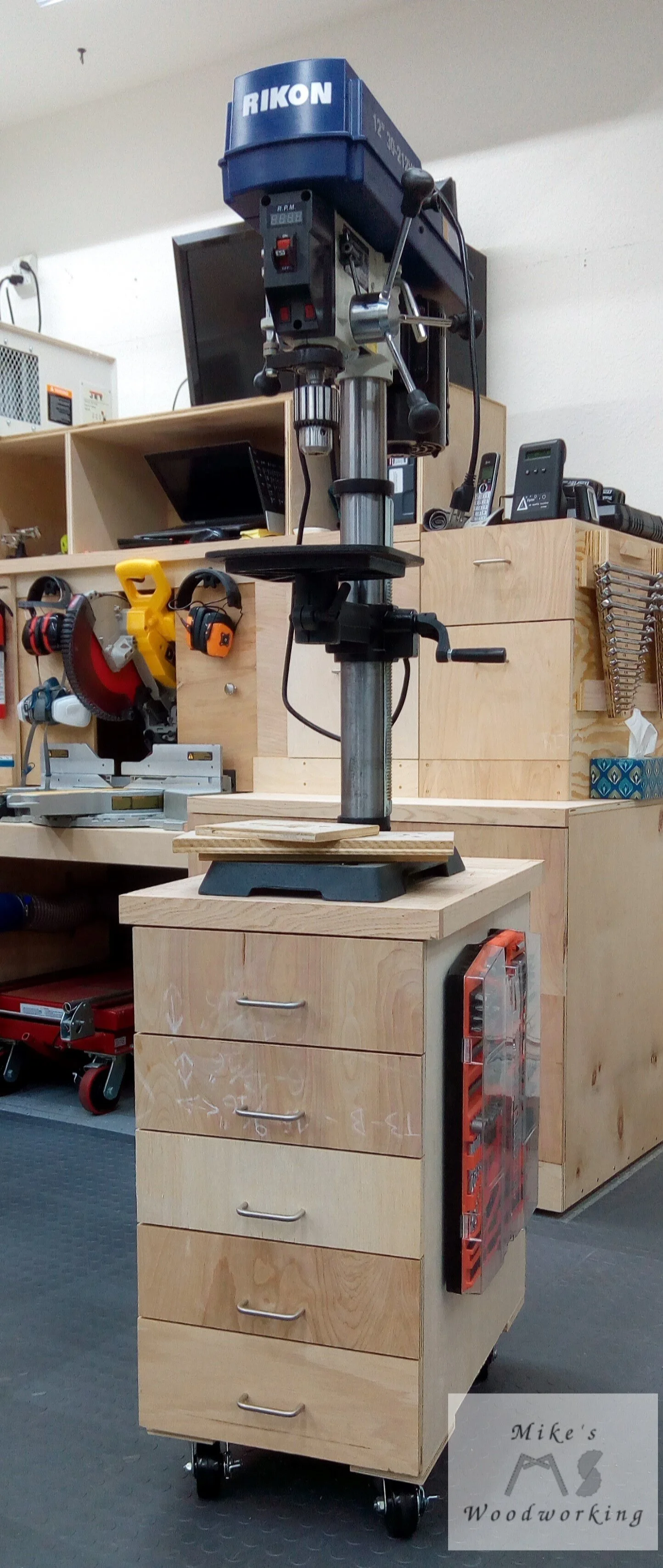 Drill Press Cart